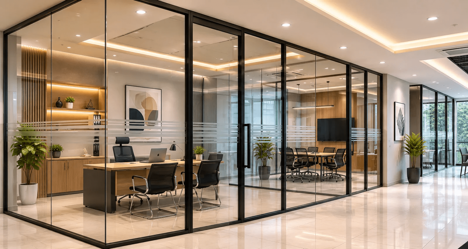Aluminium and Glass Partitions